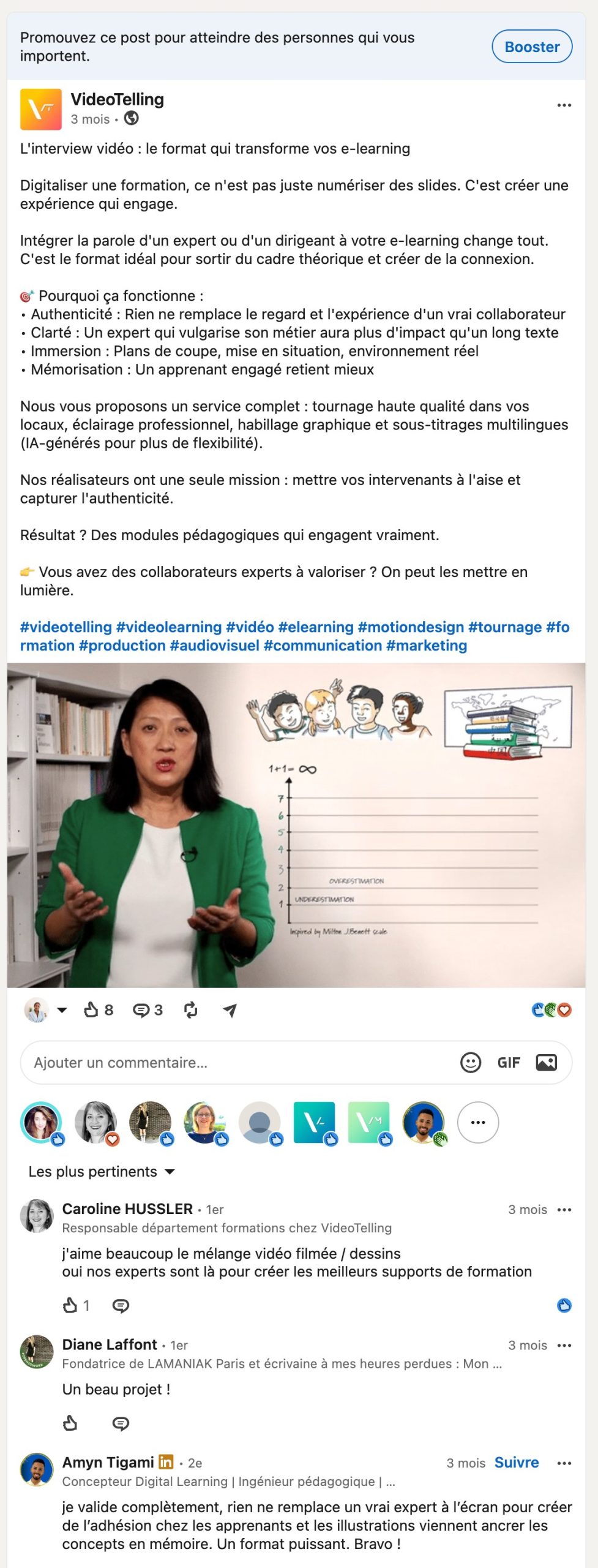 Post pédagogique sur l'interview vidéo en e-learning